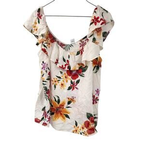 Old Navy Floral Short Sleeve Top - Women's Size Medium